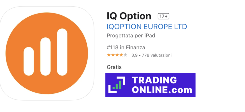 AppStore IQ Option recensioni - a cura di ©TradingOnline.com