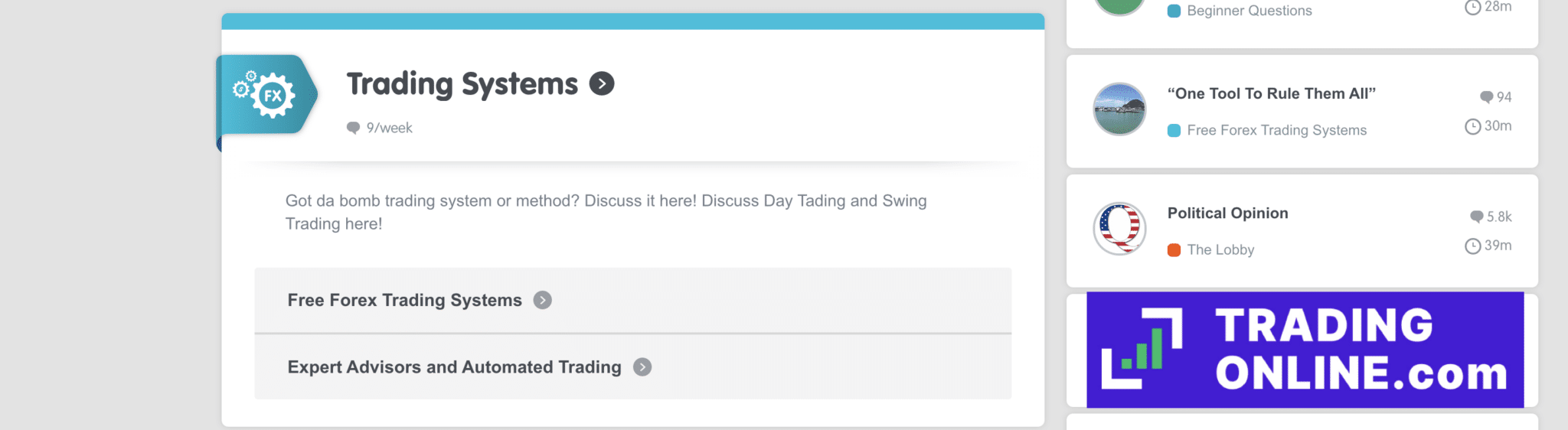 BabyPips forex forum - a cura di ©TradingOnline.com