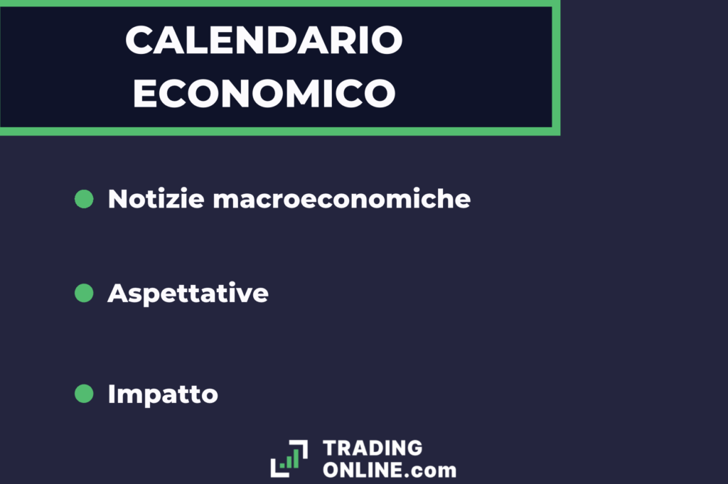 I dati del calendario economico - infografica a cura di ©TradingOnline.com