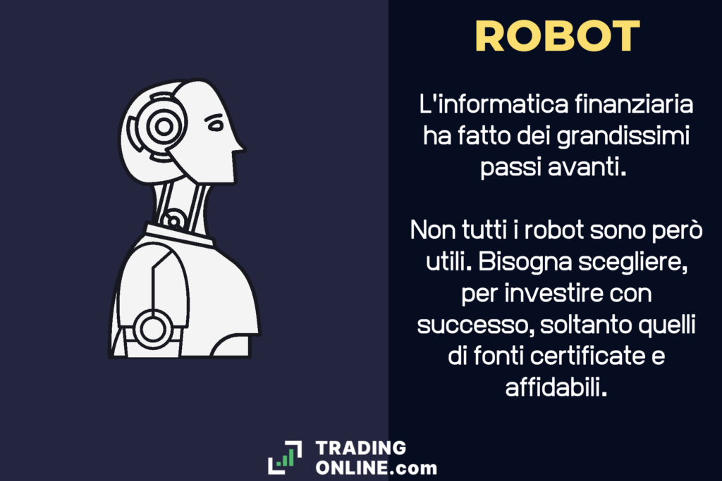 Robot investimento - infografica a cura di ©TradingOnline.com