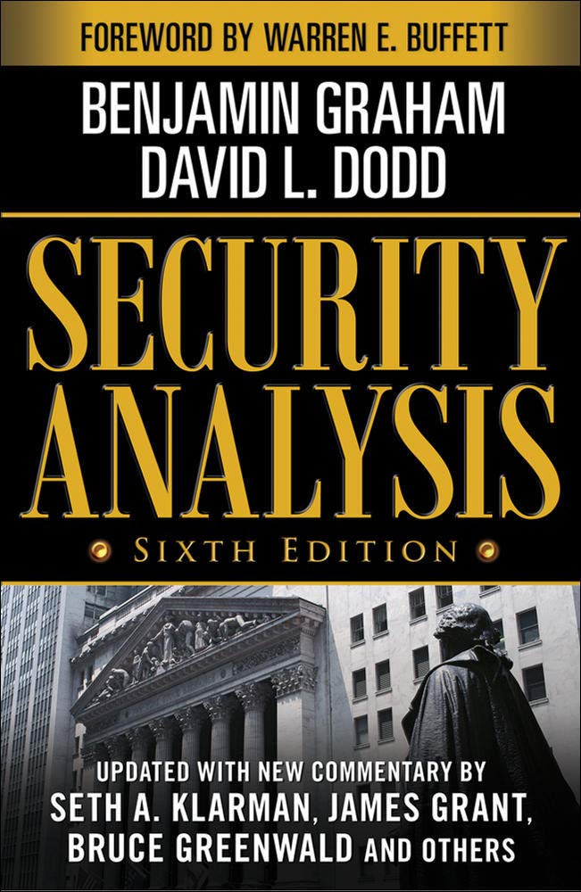 Security Analysis - di B. Graham