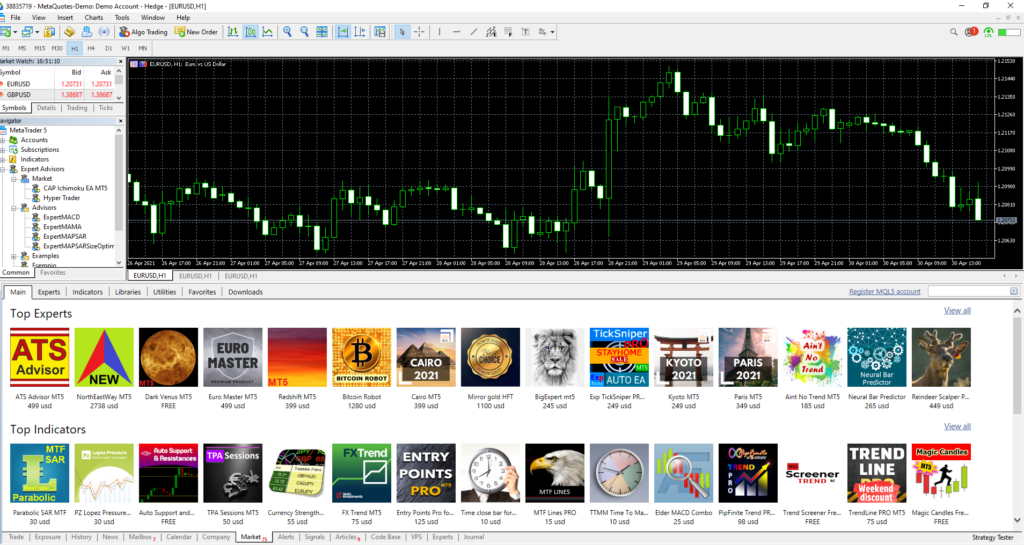 metatrader marketplace how to use it and download expert advisors
