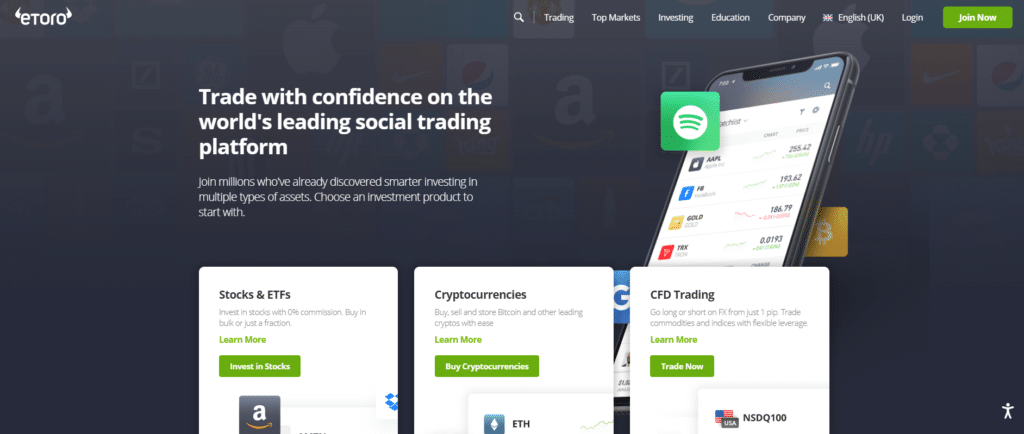 how to sign up to etoro to open a trading account with a regulated broker