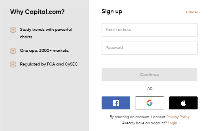 how to open a paper trading account on capital.com to practice short selling