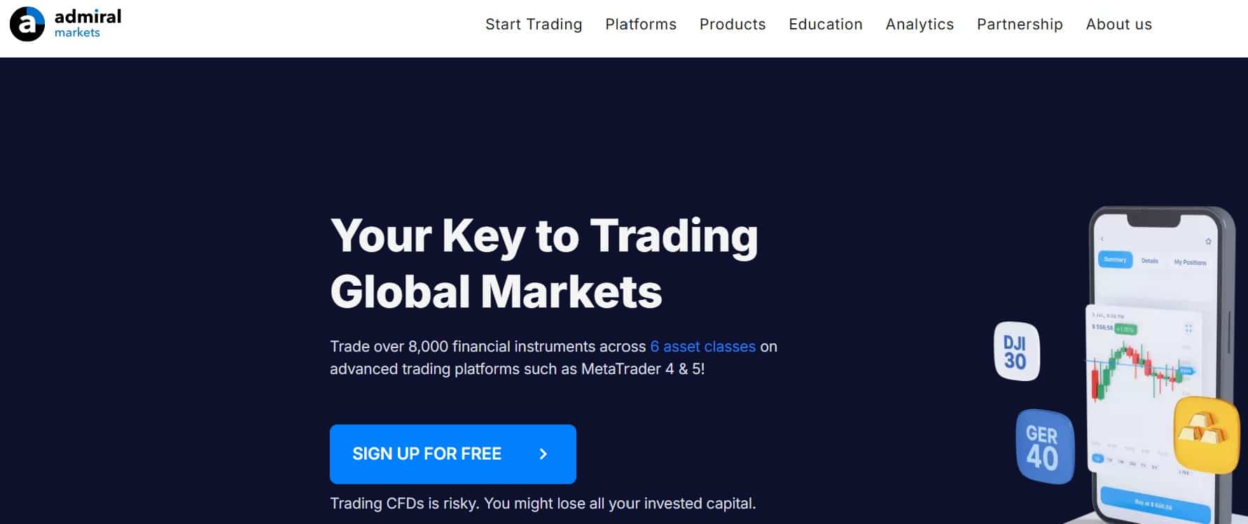 Admiral Markets - migliori broker STP