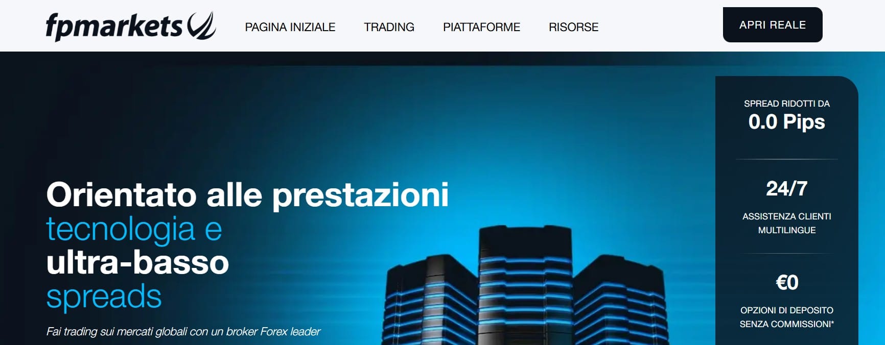 FP Markets - migliori broker market maker