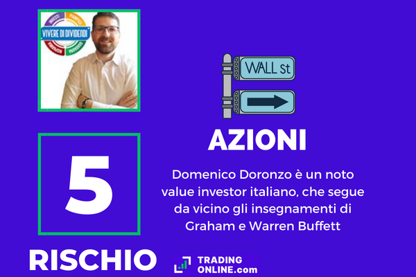 Popular investor Domenico Doronzo vivere di dividendi