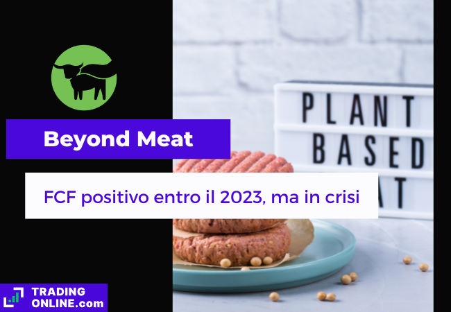 presentazione della notizia che riassume i dati trimestrali del q4 2022 di Beyond Meat