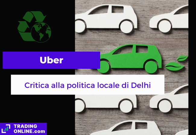 immagine di presentazione della notizia in cui Uber critica l'obbligo di veicoli elettrici in India