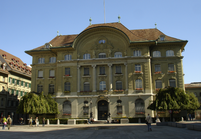 foto della sede della banca centrale svizzera
