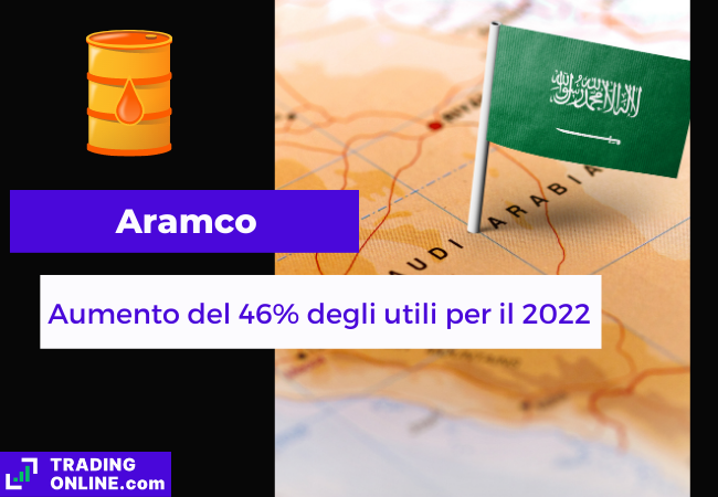 immagine di presentazione della notizia sui dividendi record di Aramco