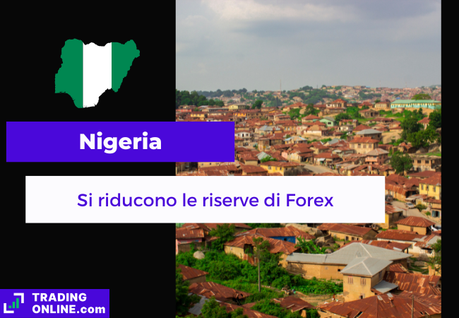 presentazione della notizia secondo cui le riserve di valuta estera della Nigeria sono diminuite di recente 