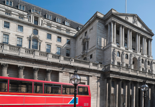 foto della Bank of England