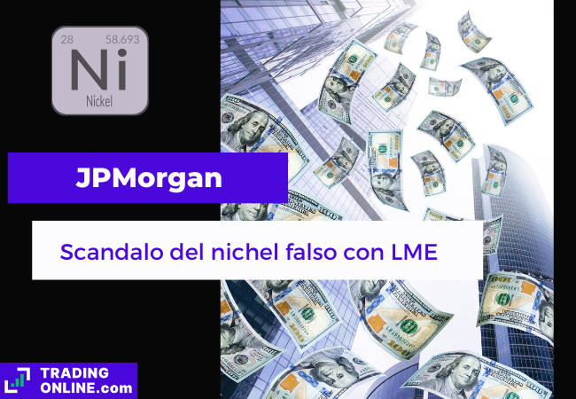 immagine di presentazione della notizia sullo scandalo di nickel falso per JPMorgan e LME