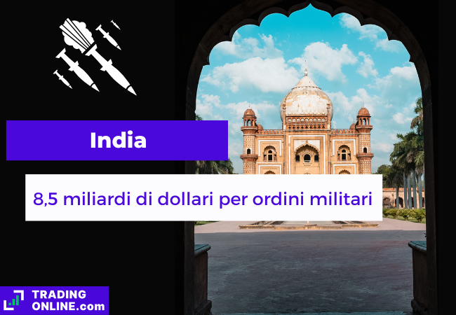 immagine di presentazione della notizia sull'acquisizione di equipaggiamenti militari dell'India