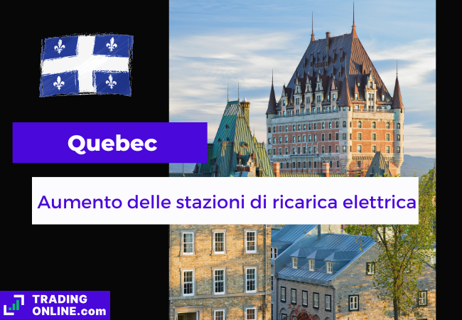 foto e bandiera del Quebec