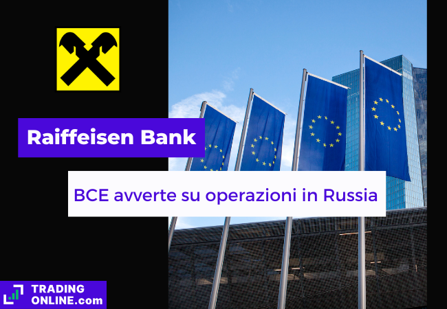 foto della BCE, logo di Raiffeisen Bank