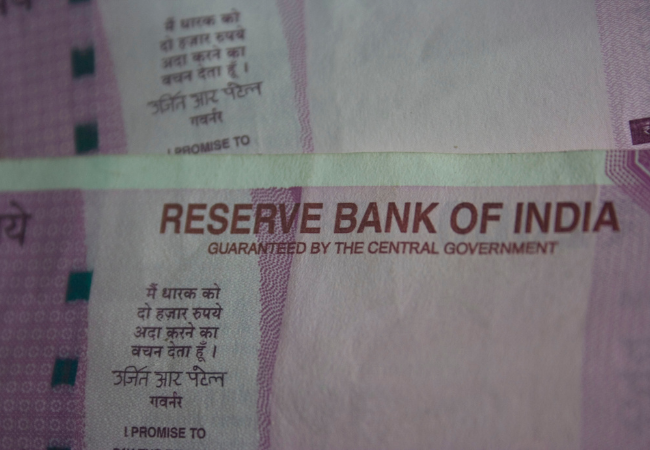 Immagine di 2000 rupie della Reserve Bank of India.