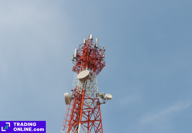 foto di una torre di telecomunicazioni di Crown Castle