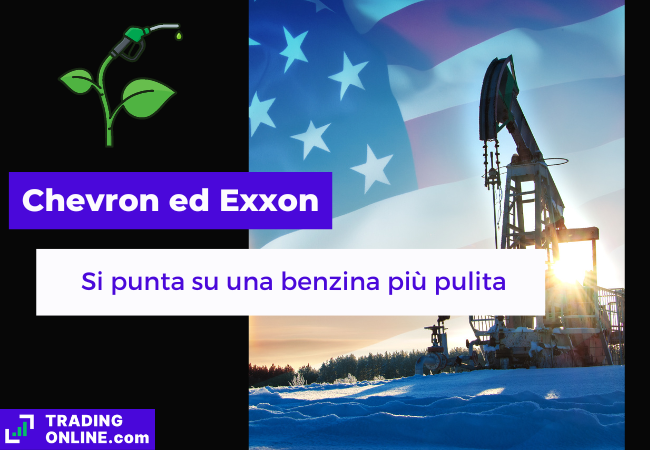 immagine di presentazione della notizia sulla miscela di benzina rinnovabile che Chevron ed Exxon stanno testando come potenziale alternativa ai veicoli elettrici