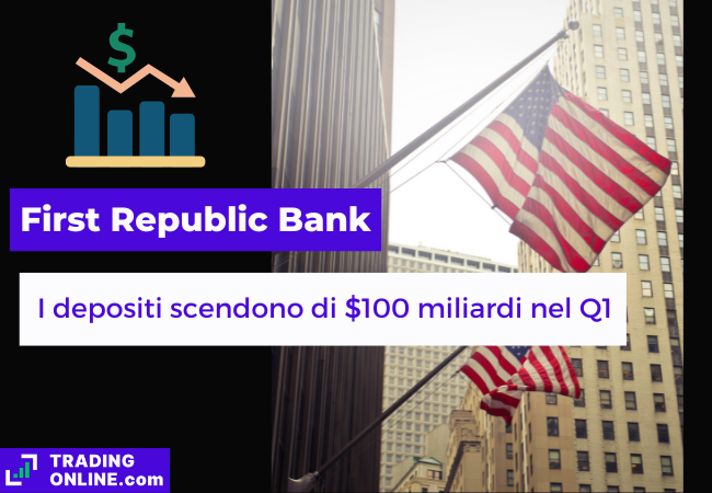 immagine di presentazione della notizia sul crollo dei depositi della First Republic Bank