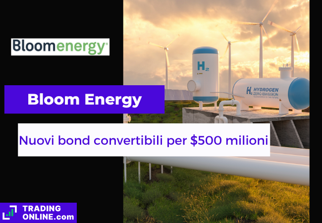 presentazione della notizia sulla nuova emissione di bond di Bloom Energy