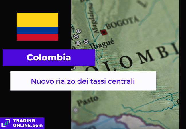 presentazione della notizia sui tassi di interesse centrali in Colombia