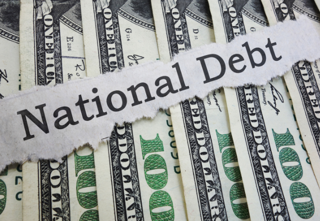 immagine di titolo di notizie sul debito nazionale su contanti