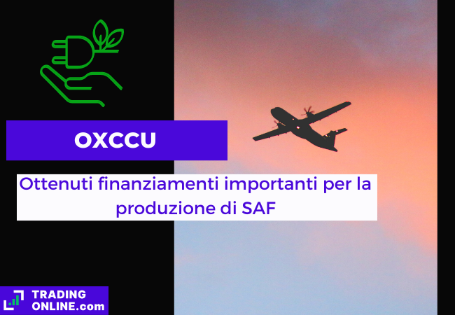 immagine di presentazione della notizia su Aramco, ENI e United Airlines che investono in OXCCU per decarbonizzare l'aviazione
