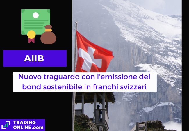 immagine di presentazione della notizia sull'emissione del primo bond sostenibile in franchi svizzeri da parte della AIIB