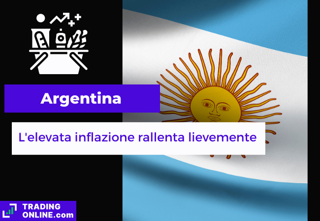 immagine di presentazione della notizia sull'inflazione dell'Argentina che raggiunge un record annuale nonostante sia rallentata a maggio