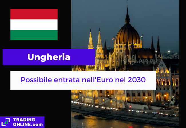 presentazione della notizia sulla possibile entrata dell'Ungheria nella Zona Euro nel 2030