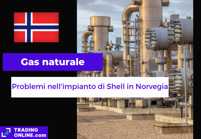 presentazione della notizia sul prolungamento della sospensione della produzione di gas in un grande impianto norvegese