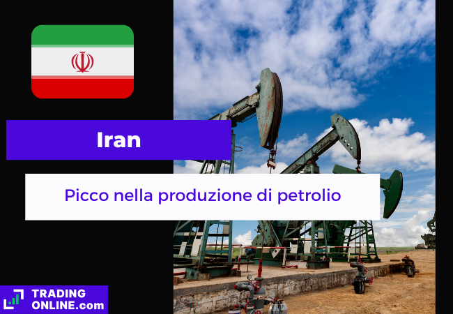 presentazione della notizia sul picco di produzione di petrolio in Iran