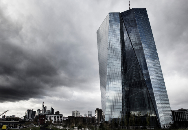 Immagine del grattacielo della BCE.