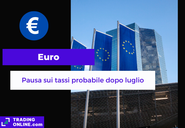 presentazione della notizia sul possibile stop dei rialzi dei tassi della banca centrale europea