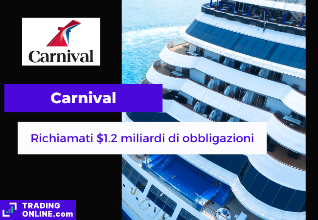 presentazione della notizia sulla nuova emissione di bond di Carnival Cruise Lines
