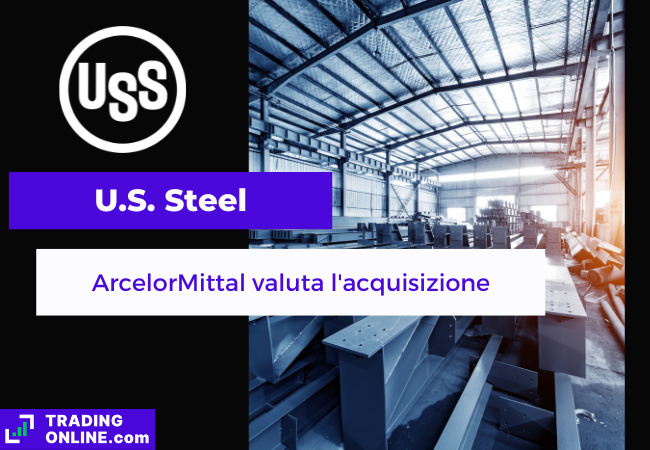 presentazione della notizia su ArcelorMittal che potrebbe acquisire US Steel