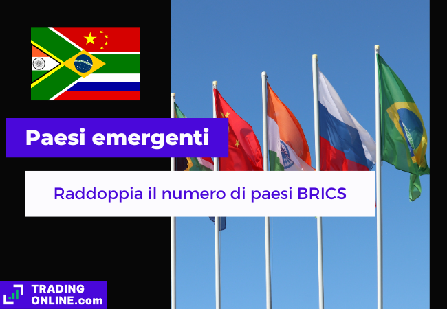 presentazione della notizia sull'entrata di nuove nazioni all'interno dei BRICS