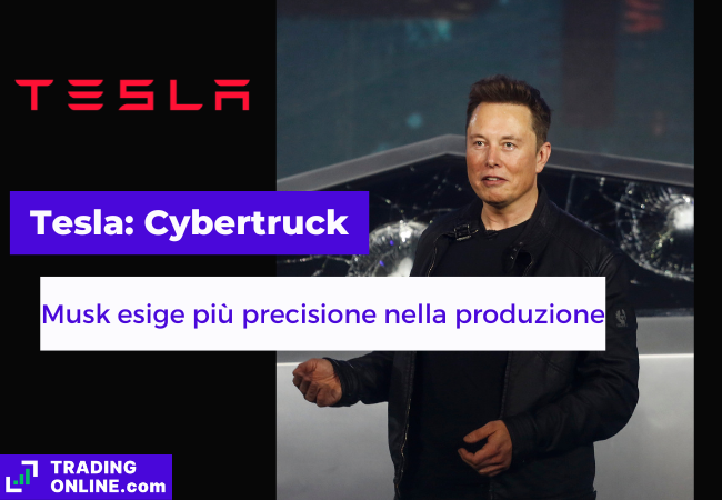 presentazione della notizia sulla mail di Musk ai dipendenti riguardo al Cybertruck