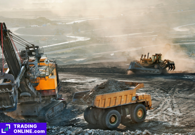 foto di una miniera di carbone