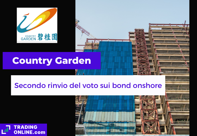presentazione della notizia sul secondo rinvio del voto sui bond Country Garden