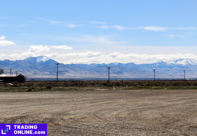 foto di monte McDermitt visto dal Nevada