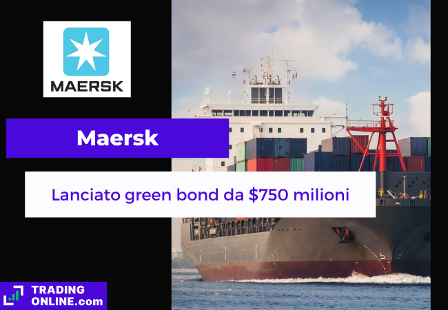 presentazione della notizia sul nuovo green bond di Maersk