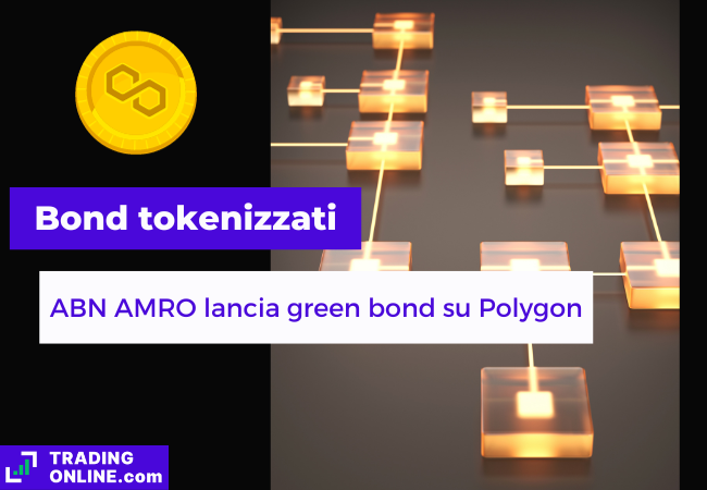 presentazione della notizia sul lancio di un'emissione di bond sulla blockchain di Polygon