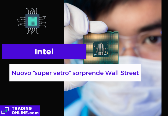 presentazione della notizia sul nuovo materiale di Intel per i microchip