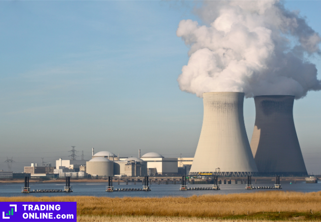 foto di una centrale nucleare