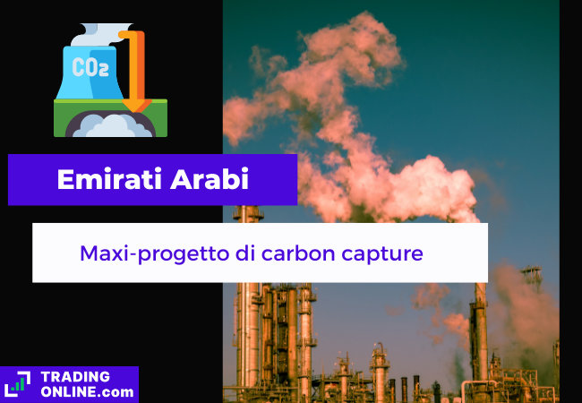 presentazione della notizia sul nuovo sistema di cattura diretta del carbonio ad Abu Dhabi