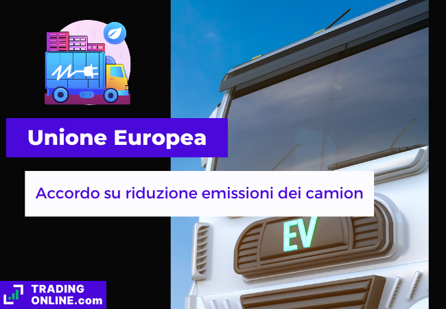 presentazione della notizia sulla nuova legge europea per la riduzione delle emissioni dei camion