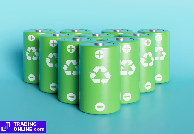 foto di batterie riciclate